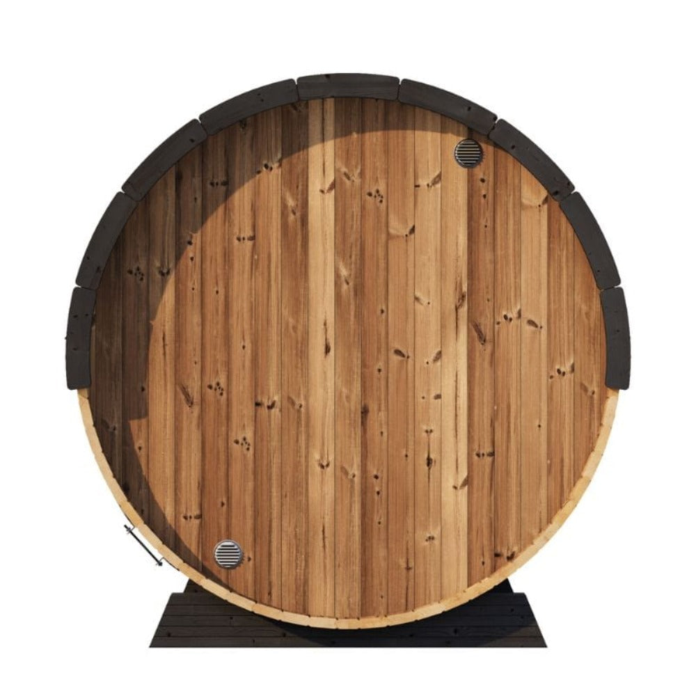 SAUNALIFE EE8G ERGO Series 6-Person Outdoor Sauna Barrel