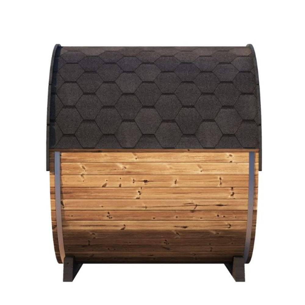 SAUNALIFE EE8G ERGO Series 6-Person Outdoor Sauna Barrel