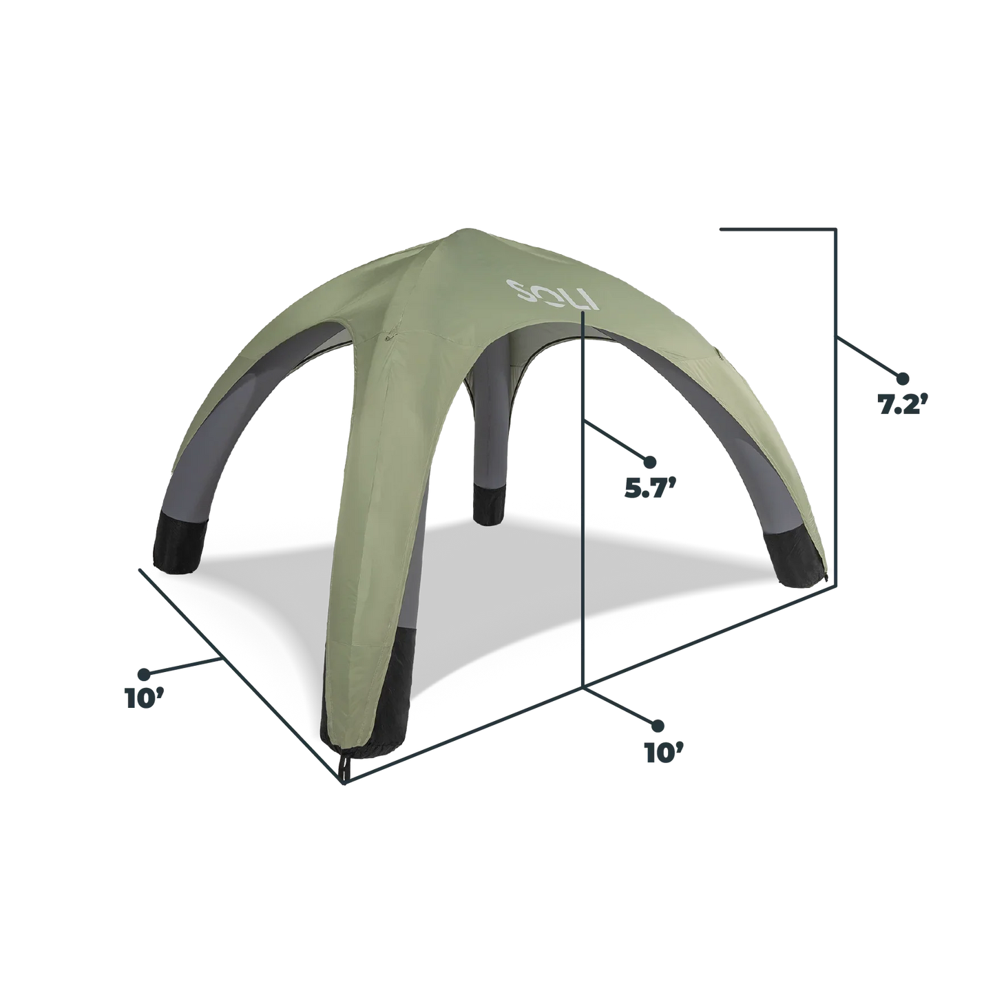 SOLI Instant Inflatable Sun Canopy