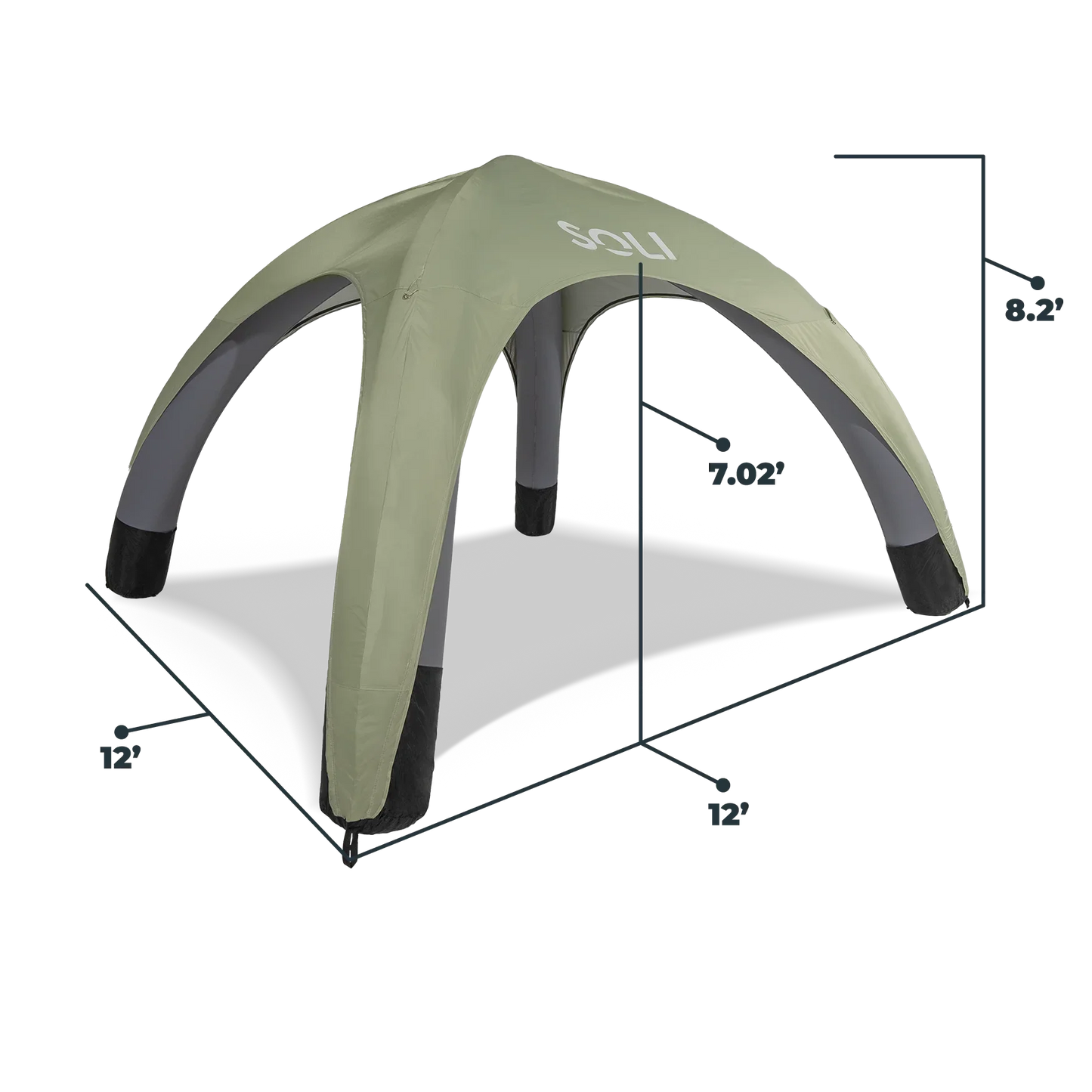 SOLI Instant Inflatable Sun Canopy