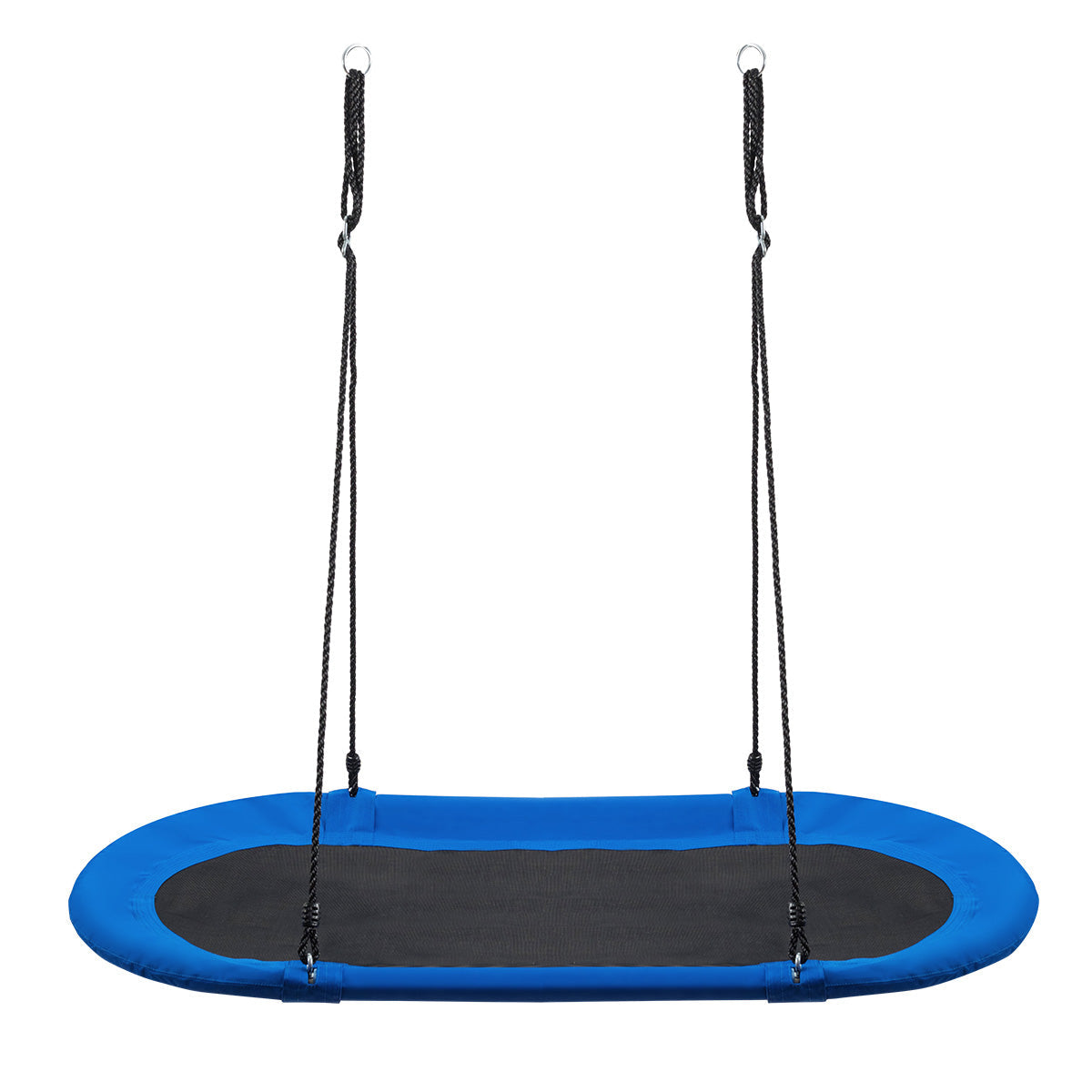 Gbruno 60 Inch Adjustable Saucer Swing Set - Blue & Black
