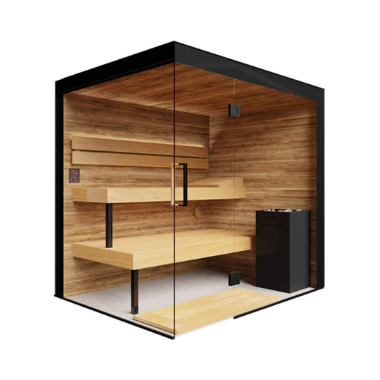 ThermaSol Lumaria 2-5 Person  Glass Sauna Cabin [14-LUMARIA] (SAK84962)